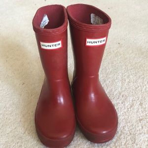 Hunter boots Red Kids size UK 7 US 8